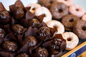 Cake and doughnuts